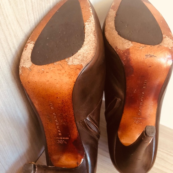 Barbara Bui Dark Brown Heeled Boots - Picture 7 of 12